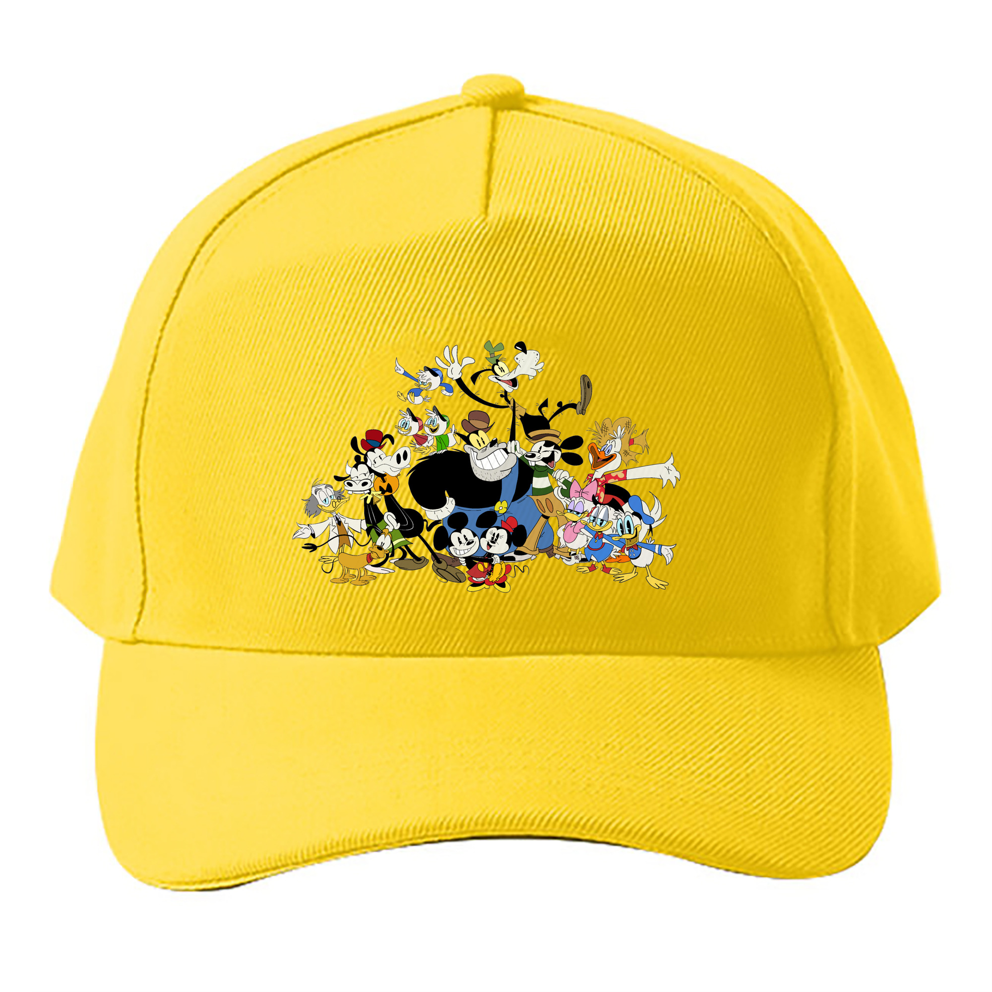 （画像用） ミッキーマウス Mickey Mouse ベースボールキャップ 綿100％ 男女兼用 帽子 スポーツ